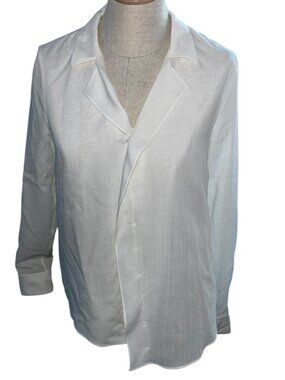 Jil Sander NEW ivory silk blouse top 34 4